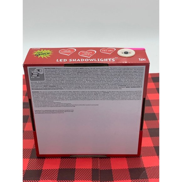 Dr. Seuss The Grinch LED Color Changing Lightshow Projector - Picture 4 of 12